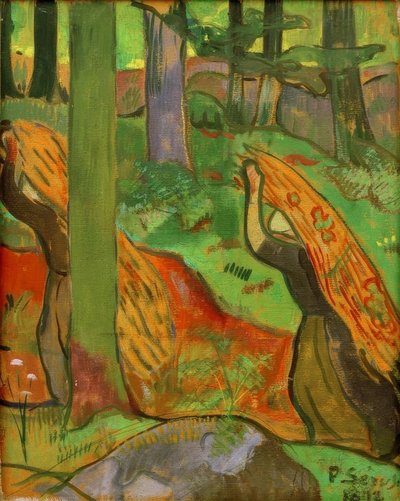 Houtverzamelaars in het Bois d